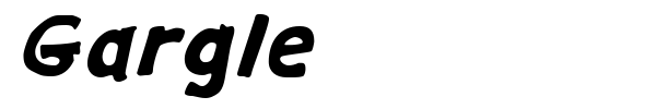 Gargle font preview